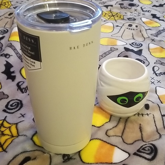 Rae Dunn Halloween Tumbler " Spooky " White NEW - Picture 5 of 6